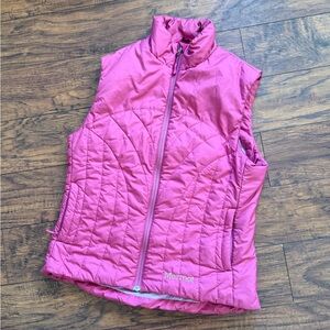 Marmot Women's Vibrant Pink Quilted Insulated Puffer Vest | Small